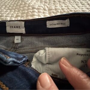 Excellent condition FRAME Le Crop Mini Boot